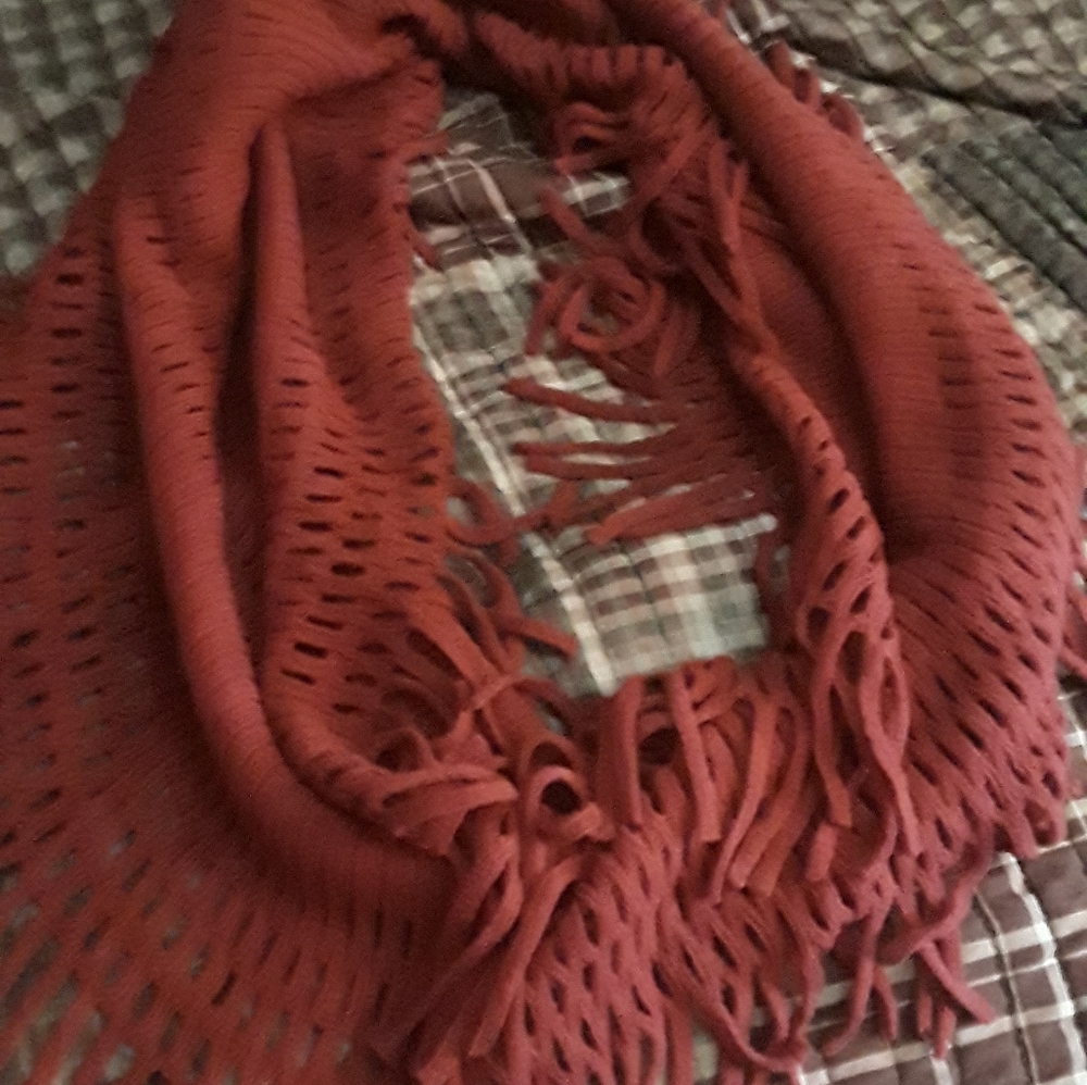 New rust  colored scarf